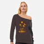 Close Encounters-womens off shoulder sweatshirt-dandingeroz