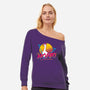 Goose-Wave-womens off shoulder sweatshirt-Eilex Design