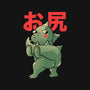 Buttzilla-none removable cover w insert throw pillow-eduely