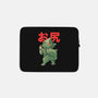 Buttzilla-none zippered laptop sleeve-eduely