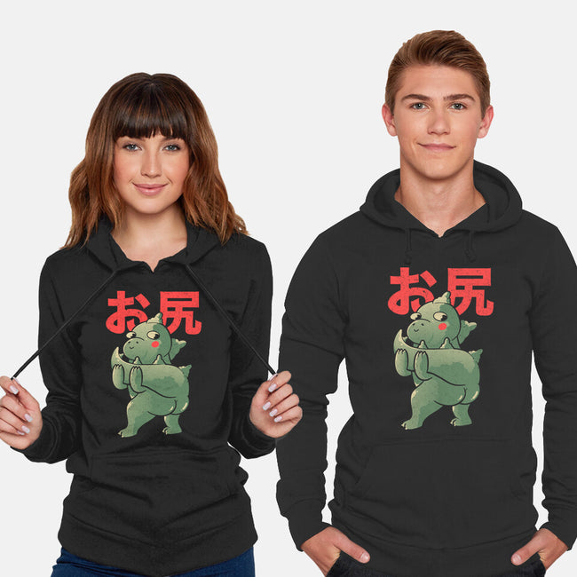 Buttzilla-unisex pullover sweatshirt-eduely