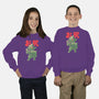 Buttzilla-youth crew neck sweatshirt-eduely