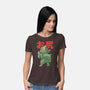 Buttzilla-womens basic tee-eduely