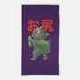 Buttzilla-none beach towel-eduely