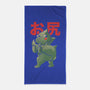 Buttzilla-none beach towel-eduely