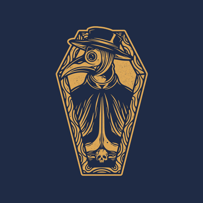 Plague Doctor Coffin-womens basic tee-Alundrart