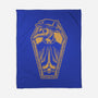 Plague Doctor Coffin-none fleece blanket-Alundrart