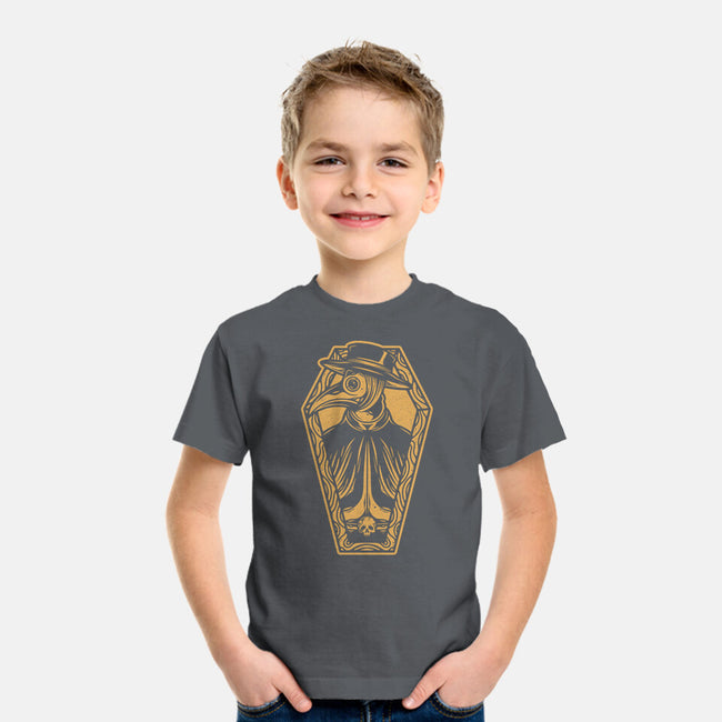 Plague Doctor Coffin-youth basic tee-Alundrart