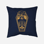 Plague Doctor Coffin-none removable cover w insert throw pillow-Alundrart