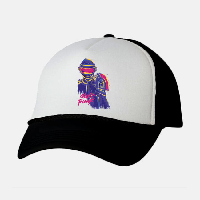 Harder, Better, Faster, Stronger-unisex trucker hat-Jelly89