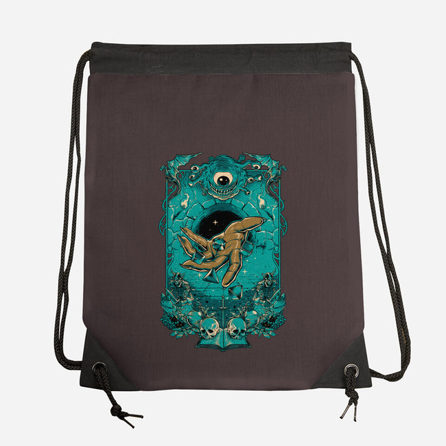 Dungeon Master-none drawstring bag-Hafaell