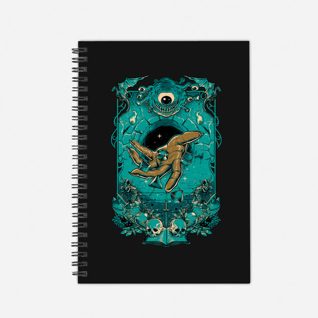 Dungeon Master-none dot grid notebook-Hafaell