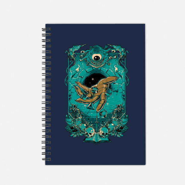 Dungeon Master-none dot grid notebook-Hafaell