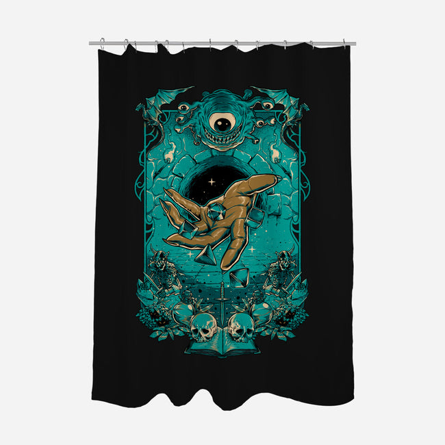 Dungeon Master-none polyester shower curtain-Hafaell