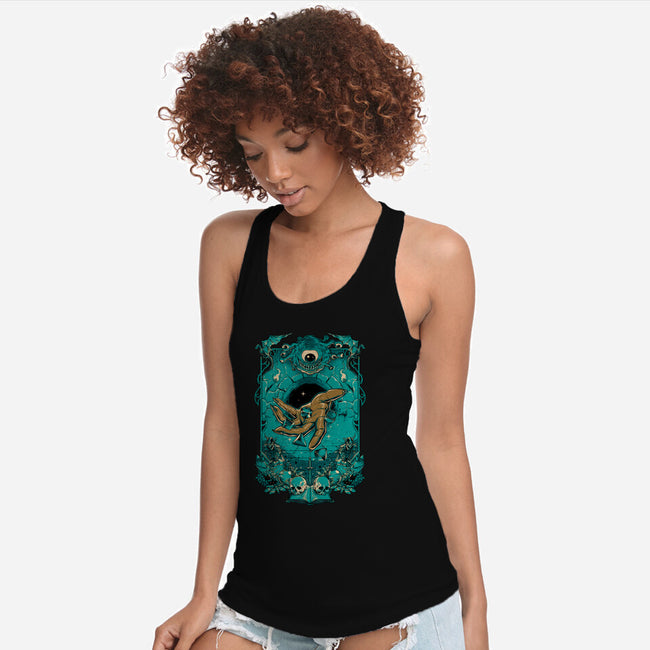 Dungeon Master-womens racerback tank-Hafaell