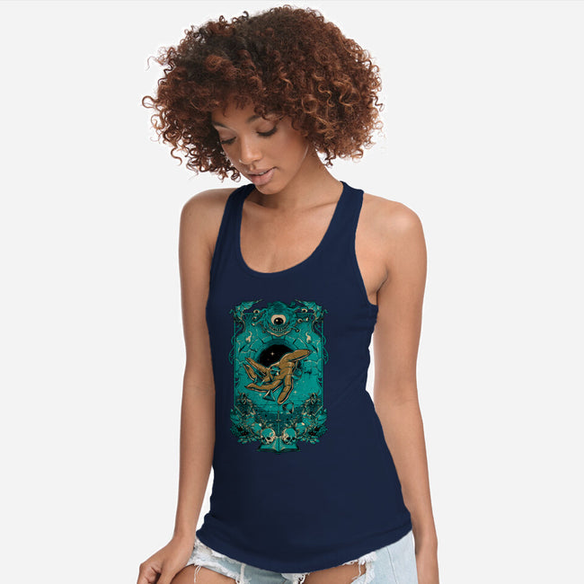 Dungeon Master-womens racerback tank-Hafaell