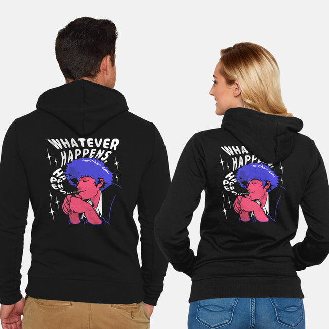 Whatever Happens-unisex zip-up sweatshirt-estudiofitas