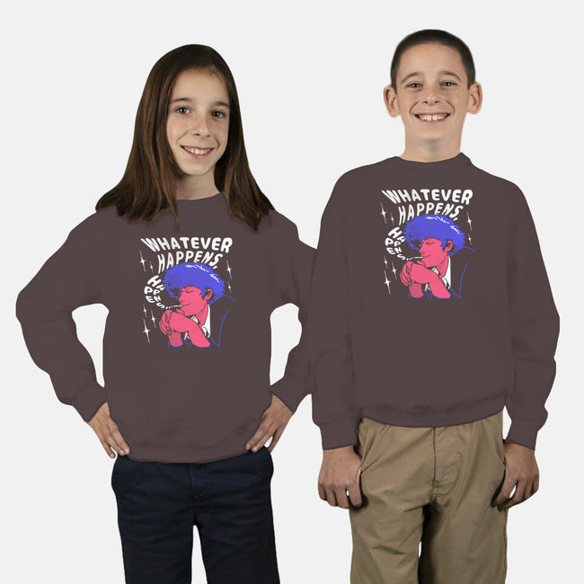 Whatever Happens-youth crew neck sweatshirt-estudiofitas