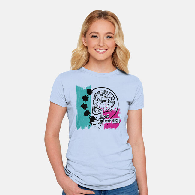 Don't Blink 182-womens fitted tee-danielmorris1993