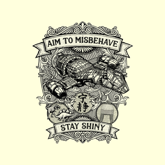 Aim to Misbehave-none stretched canvas-kg07