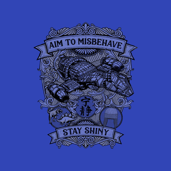 Aim to Misbehave-none polyester shower curtain-kg07