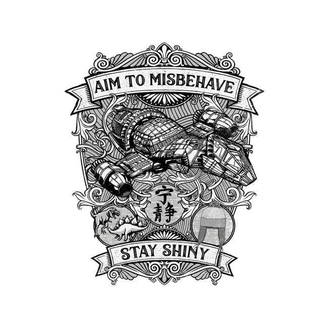 Aim to Misbehave-mens basic tee-kg07