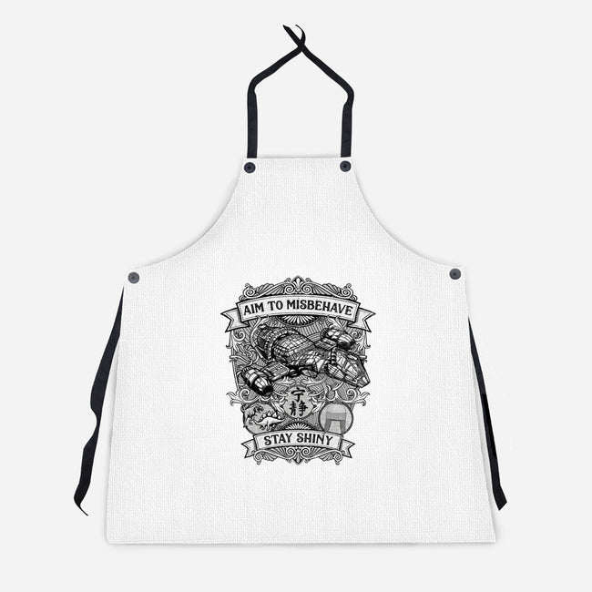 Aim to Misbehave-unisex kitchen apron-kg07