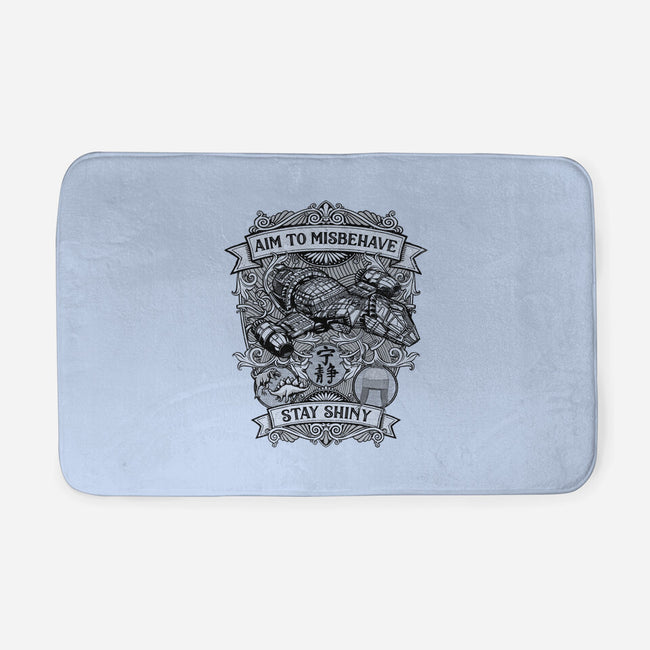 Aim to Misbehave-none memory foam bath mat-kg07