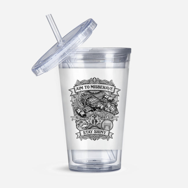 Aim to Misbehave-none acrylic tumbler drinkware-kg07