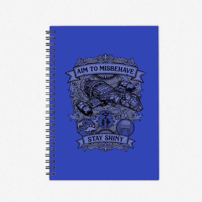 Aim to Misbehave-none dot grid notebook-kg07