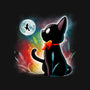 Witched Cat-womens v-neck tee-Vallina84