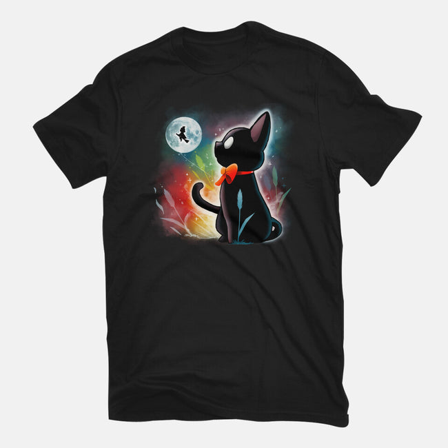 Witched Cat-womens basic tee-Vallina84