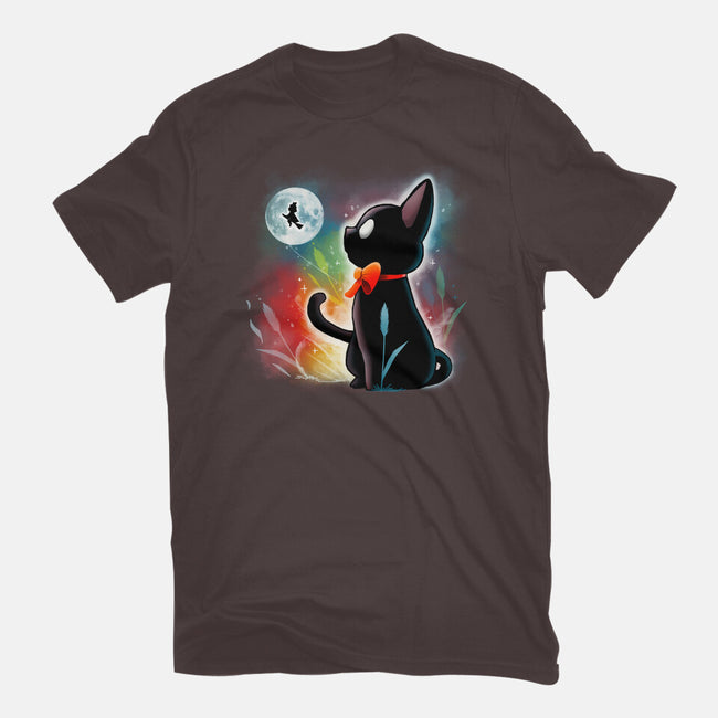 Witched Cat-womens basic tee-Vallina84