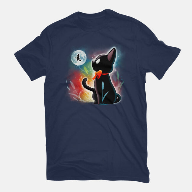 Witched Cat-unisex basic tee-Vallina84