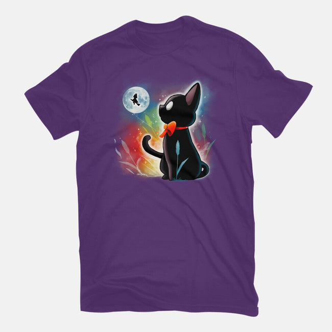 Witched Cat-womens basic tee-Vallina84
