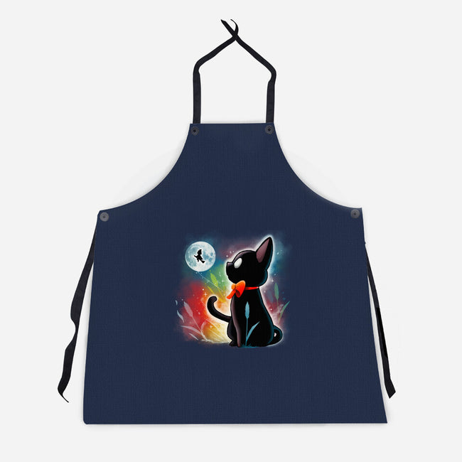 Witched Cat-unisex kitchen apron-Vallina84