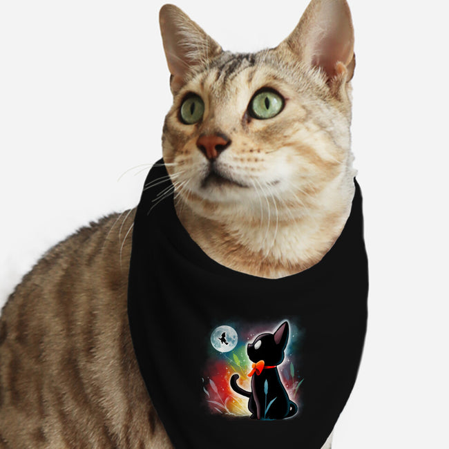 Witched Cat-cat bandana pet collar-Vallina84