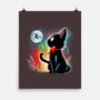 Witched Cat-none matte poster-Vallina84