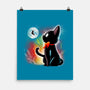 Witched Cat-none matte poster-Vallina84