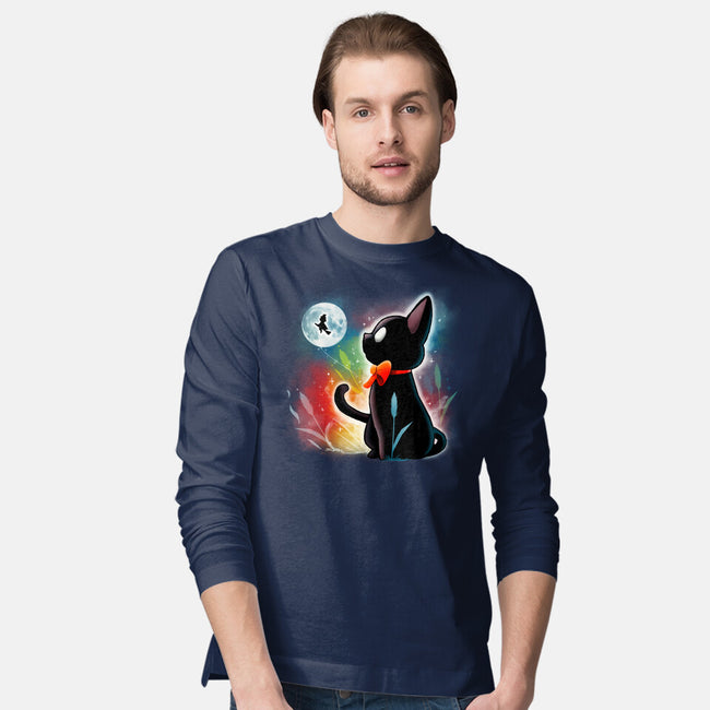 Witched Cat-mens long sleeved tee-Vallina84