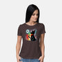 Witched Cat-womens basic tee-Vallina84