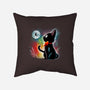 Witched Cat-none removable cover w insert throw pillow-Vallina84
