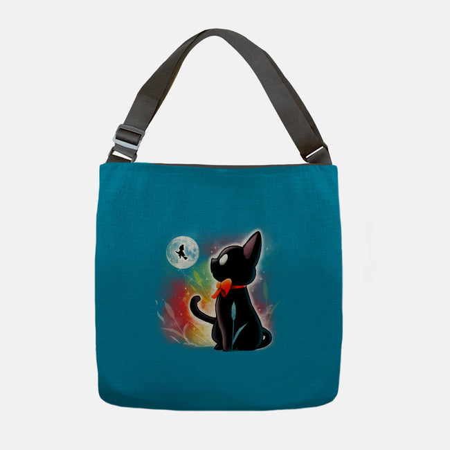 Witched Cat-none adjustable tote-Vallina84