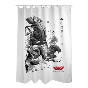 Xenomorphs Invasion Sumi-E