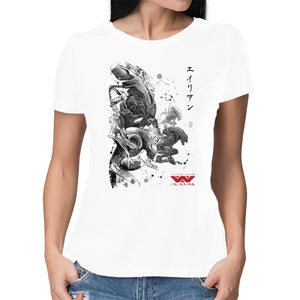 Xenomorphs Invasion Sumi-E