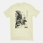 Xenomorphs Invasion Sumi-E-womens fitted tee-DrMonekers