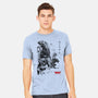 Xenomorphs Invasion Sumi-E-mens heavyweight tee-DrMonekers