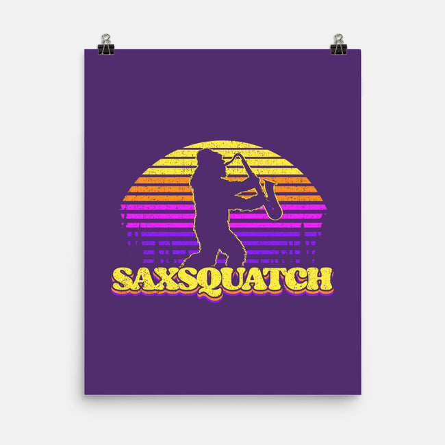 Saxsquatch-none matte poster-OPIPPI