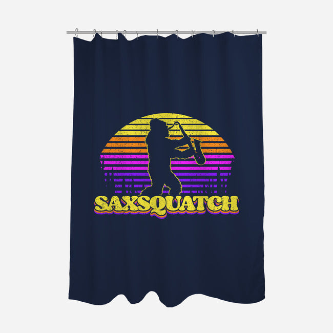 Saxsquatch-none polyester shower curtain-OPIPPI