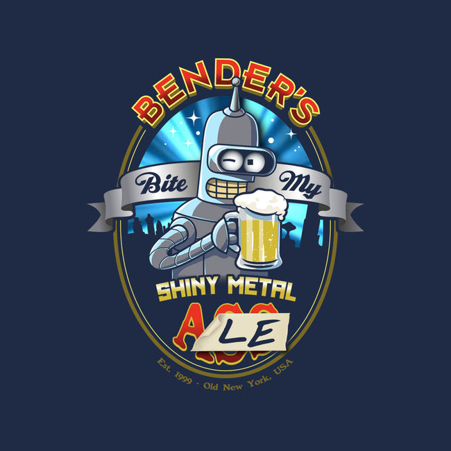 Bite My Shiny Metal Ale-womens v-neck tee-ACraigL